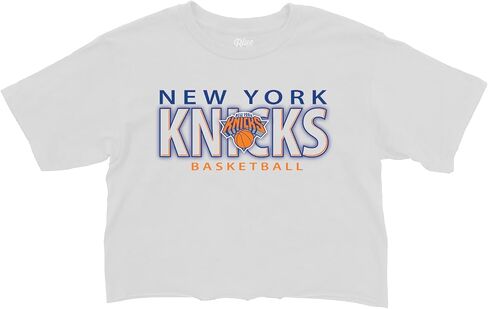 Blue 84 Women's NBA Officially Licensed Cropped T-Shirt White in Saudi Arabia