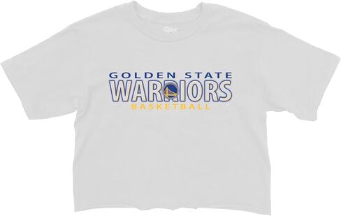 Blue 84 Women's NBA Officially Licensed Cropped T-Shirt White in Saudi Arabia