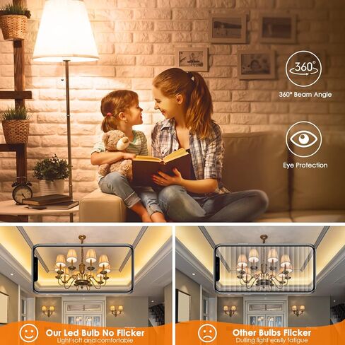 لمبة ضوء الذرة LED E26 قاعدة 16 وات لمبة شمعدان LED 150 وات مكافئة، أبيض بارد 6000K 1900 لومن غير قابل للتعتيم مناسب للمنزل الداخلي وممر العلية حزمة من 2 in Kuwait