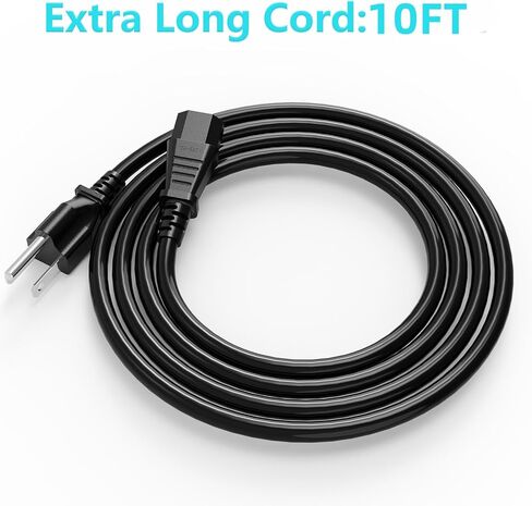 6FT 18 AWG Power Cable NEMA 5-15P to IEC320C13 Compatible with Computer in Saudi Arabia