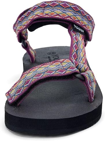 صنادل نسائية صنادل صيفية كاجوال للنساء مع نعل داخلي لحصيرة اليوجا ودعم قوس القدم، أحذية مائية خفيفة الوزن في الهواء الطلق in Kuwait