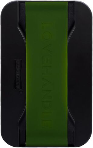 LoveHandle PRO MagSafe Compatible Phone Grip - Phone Strap - Mount, Handle and Kickstand for Smartphone and Tablet - Crystal Clear Glitter - Eligible for All magsafe Devices in Kuwait