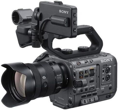 هيكل كاميرا سينمائية كاملة الإطار FX6 من سوني فقط ILME-FX6V، وبطاقة Cfexpress سعة 80 جيجابايت من سوني، وبطارية BP-U35، وحقيبة احترافية، ومجموعة تنظيف فاخرة، وكابل HDMI، ومحفظة بطاقة الذاكرة، والمزيد in Saudi Arabia