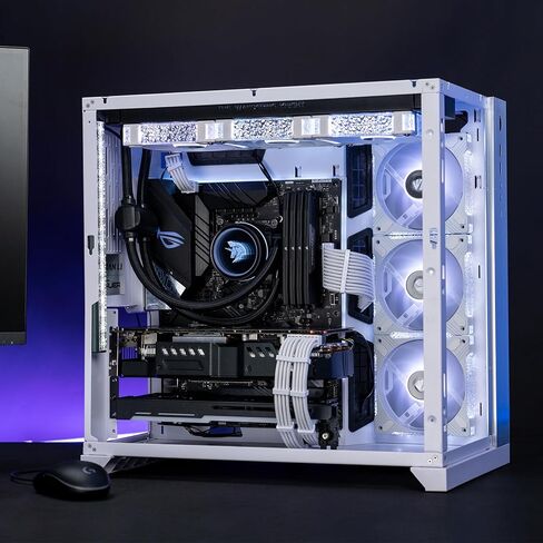 مروحة Asiahorse FS-S001 مقاس 120 مم RGB، إطار كامل من الأكريليك ARGB باللون الأبيض لحافظة الكمبيوتر، مراوح 5 فولت لمزامنة اللوحة الأم مع وحدة تحكم PWM تناظرية، 20+8 مصابيح LED قابلة للتحكم، مراوح كمبيوتر بمحامل هيدروليكية (3 عبوات) in Kuwait