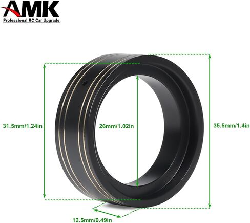 4 قطعة TRX4M النحاس عجلة الأوزان 1.3 Beadlock عجلات حبة قفل خواتم ل 1/18 RC الزاحف 1/24 مقياس الملحقات محوري SCX24 ترقيات in Saudi Arabia