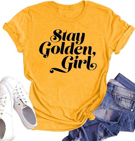 Golden Girls Shirts for Women Inspiration Letter Graphic Kindness Shirts Casual 80s Vintage Tee Tops in Saudi Arabia