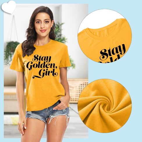 Golden Girls Shirts for Women Inspiration Letter Graphic Kindness Shirts Casual 80s Vintage Tee Tops in Saudi Arabia