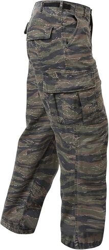 Rothco Vintage R/S Vietnam Fatigue Pants, Tiger Stripe Camo, X-Small in Saudi Arabia
