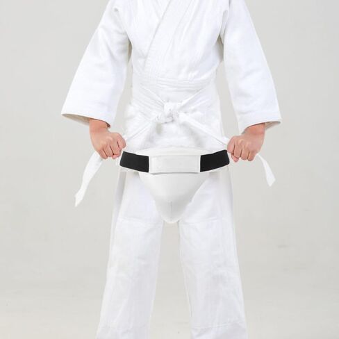 Kids Groin Guard Boxing Groin Guard Shock-Absorbing Taekwondo Karate Sanda Crotch Protector for Stand Up Sports Boxing in Saudi Arabia
