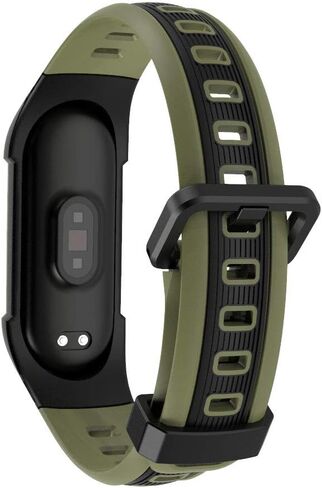 UPZOBU Replacement Band Strap for Xiaomi Mi Band 5/Mi Band 6/Mi Band 7/Amazfit Band 5 Fitness Tracker Smart Bracelet Wristband Rubber in Kuwait