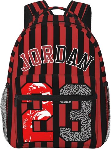3D Fashion Novelty Backpack for Men Women 17 inch Multifunction Laptop Backpack Zipper Fan Travel Daypacks Stripe in Saudi Arabia