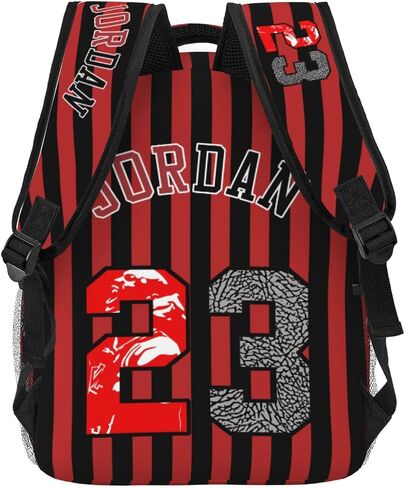 3D Fashion Novelty Backpack for Men Women 17 inch Multifunction Laptop Backpack Zipper Fan Travel Daypacks Stripe in Saudi Arabia