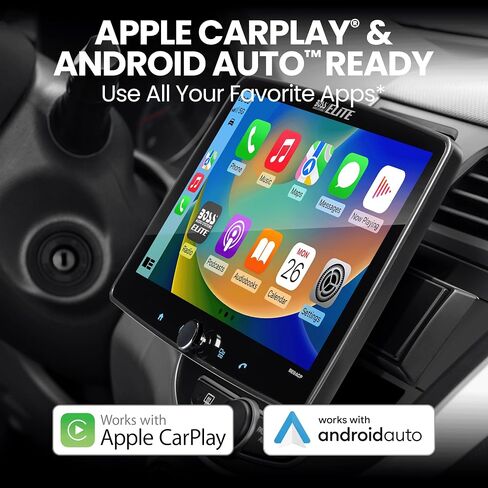 نظام ستيريو للسيارة بوس من سلسلة النخبة BE8ACP - دين واحد مع شاشة لمس 8 بوصة، أبل كاربلاي، أندرويد أوتو، وحدة رأس بلوتوث، مستقبل راديو، بدون مشغل أقراص مضغوطة in Kuwait