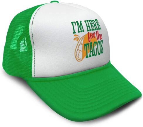 قبعة سائق الشاحنة Speedy Pros I'm Here for The Tacos Snapback للرجال والنساء in Kuwait