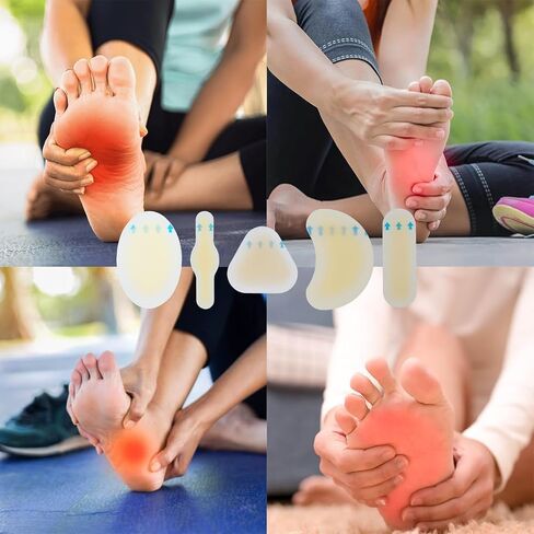 25 Pieces Blister Bandages Foot Blister Protection Adhesive Waterproof Gel Guard Heel Pads Cushion for Foot, Toe, Heel in Saudi Arabia