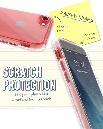 حافظة Smartish iPhone SE النحيفة - Gripmunk [خفيفة الوزن + واقية] غطاء رفيع لهاتف Apple iPhone SE 2022/2020 وiPhone 7/8 - Black Tie Affair in Kuwait