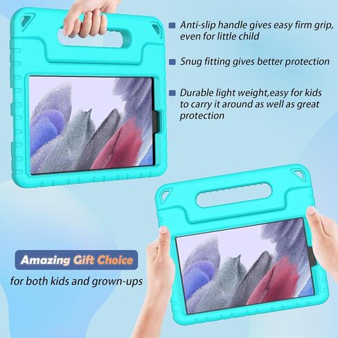 حافظة LTROP للأطفال لهاتف Samsung Galaxy Tab A7 lite 8.7 بوصة 2021 SM-T220/T225، حافظة Galaxy Tab A7 Lite 8.7، حافظة بمقبض قابل للتحويل مقاومة للصدمات لهاتف Samsung Galaxy Tab A7 Lite 8.7 بوصة 2021، وردي in Kuwait