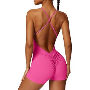 LOVESOFT Bodycon ثوب فضفاض للنساء بلا أكمام عارية الذراعين على شكل حرف V الظهر بعقب رفع حللا السراويل قطعة واحدة in Kuwait