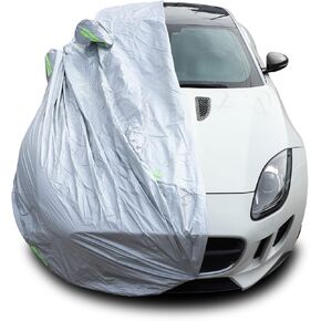 Compatible with Jaguar F-TYPE Car Cover Waterproof All Weather for Automobiles, Outdoor Full Cover Rain Sun UV Protection, Exterior Durable Protection Cover