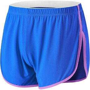 JINSHI Breathable Men's Casual Sports Boxer Shorts with Mesh Design and Split Side for Loose Fit