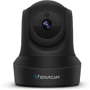 2MP Smart indoor PT IP camera WiFi AI technology security doubled Smart defense multiple alert motion detection smoke baby crying alarm 2-way talk night vision IR Black Camera