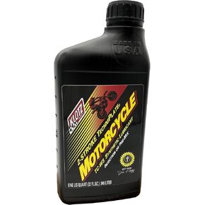 Klotz KL-302 Motorcycle TechniPlate Synthetic 2-Stroke Pre-Mix / Injector Oil, 1 Quart