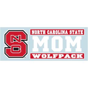 Craftique North Carolina State Decal (NCS Wolfpack MOM Decal (6''), 6 in)