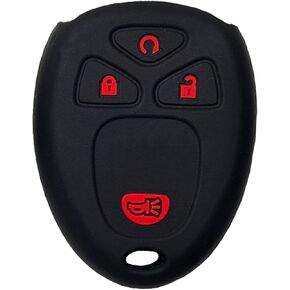 Key Fob Cover for Chevy GMC Hummer: 4 Buttons Key Fob Case Fit for Chevy Equinox Silverado 4500HD 5500HD 6500HD 2500 3500 Avanlanche GMC Sierra Denali 2500HD 3500HD Hummer H2 2007-2014 (Blue)