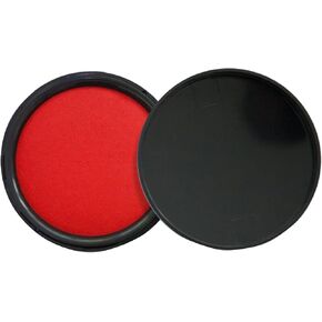 Quick Drying Ink Thumbprint Pad Fingerprint Pad for Notary Supplies Identification Security Id Fingerprint Cards Law Enforcement Fingerprint Red Stamp Pad Business Office Supplies W4711