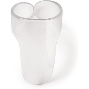 JIM DUNLOP Clear Finger Pick,Medium, Bag of 12 (9032R)