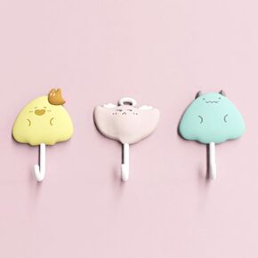 Kid Cute Angel Fish Themed Coat Hook Wall Hooks Decorative Hooks for Baby Nursery and Bedroom Jungle Animal Home Decor Hooks(Angel Fish)