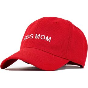 Embroidery Dog Mom Hat Adjustable Baseball Cap Dog Lover Gifts for Men/Women
