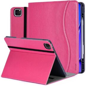 HFcoupe for 11 inch iPad Pro Case 4th /3rd /2nd /1st Generation (2022/2021 /2020/2028 Released), iPad Case Pro 11 inch with Pencil Holder, Multi-Angle Viewing Folio Cover Auto Sleep/Wake, Blackness