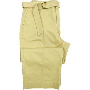 Lauren Ralph Lauren Women's Plus Micro-Sand Wide Leg Pants (18W, Pale Parchment)