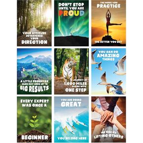 Leaders and Presidents Inspirational Quotes Wall History Posters for Classroom Middle School - US History Posters Classroom High School, Black History Posters Political Gifts (12x16 Inches,Portrait)