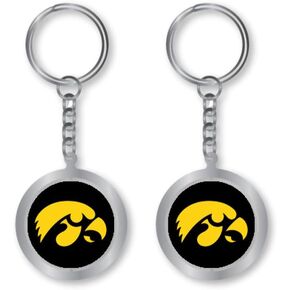 aminco NCAA unisex-adult Spinning Keychain