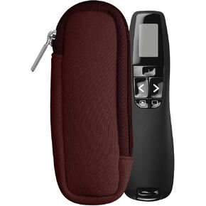kwmobile Neoprene Laser Pointer Case Compatible with Universal Laser Pointer - Inside Size 5.7 x 2 inches (14.5 x 5 cm) - Pottery Green