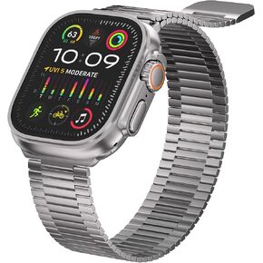 Ultra 2 Milanese Link Bracelet compatible with Apple Watch Ultra 2, Ultra 1 Titanium - 49mm Metal Bracelet