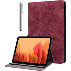 Case for Samsung Galaxy Tab S6 Lite 10.4 Inch 2024/2022/2020, Auto Wake/Sleep Multi-Angle Flip PU Leather Protective Cover with Stylus Holder for Galaxy Tab S6 Lite Case, Green