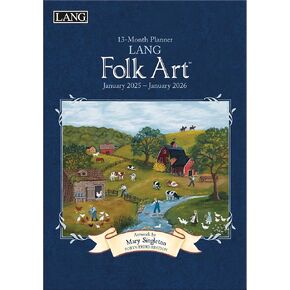 مخطط LANG Lang Folk Art™ 2025 الشهري (25991012099)