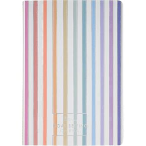 Erin Condren Designer Petite Planner - Goal Setting Journal Editions with Illustrative, Functional, Cute Sticker Pack that Includes Inspirational Quotes for Customization (Goal Setting 2)