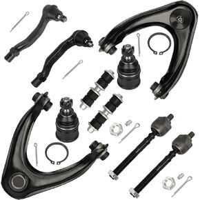 Front Upper Control Arms Ball Joints Sway Bars Tie Rods 1996 1997 1998 1999 2000 for Honda Civic Upper Control Arms [EXCLUDES SI] - 10pc Set