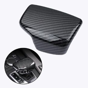 Trim for Audi A4 A5 S5 SQ5 Q5 Q7 Accessories Auto Gear Shift Knob Cover Trim Cap Protector Interior Sport Style - Carbon Fiber Grain