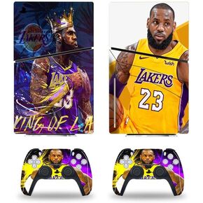 JOCHUI Console Decal Skin Vinyl Sticker Compatible with PS5 Digital Edition Console Controllers Wrap Skins Basketball Goat
