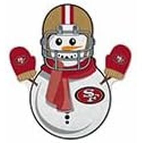 Rico Industries NFL Football Snowman Shape Cut Pennant - Home and Living Room Décor - Soft Felt EZ to Hang