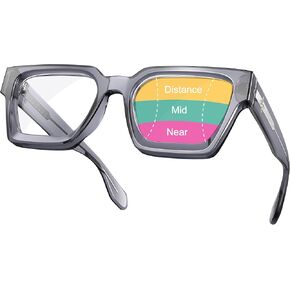VISOONE Progressive Multifocal Anti-Fog Reading Glasses with Anti-Blue Light and UV Protection Readers Women and Men RIVER