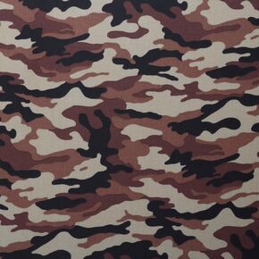 Mook Fabrics Cotton Camo, Snow Cut by The yard