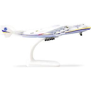 1:200 Antonov An-225 Mriya Airplane Model 17 inch Ukraine Painted Mriya Transporter Display Model Plane for Collection