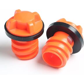 Cooler Drain Plug for RTIC,2pcs,Coolers Leak-Proof Plugs Replacement for YETI Tundra and RTIC Coolers(1PCS Large and 1PCS Small,Black)