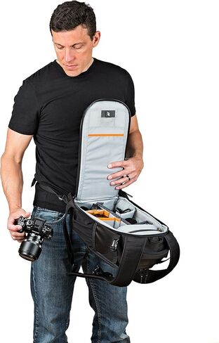 Lowepro LP37131, Flipside 500 AW II Camera Backpack, Fits Mirrorless, Compact Drone, DSLR with Lens, Extra Lenses, Black in Saudi Arabia